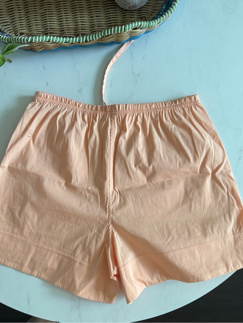 NWT Lululemon High Rise Cotton Blend Poplin Shorts - Picture 4 of 5
